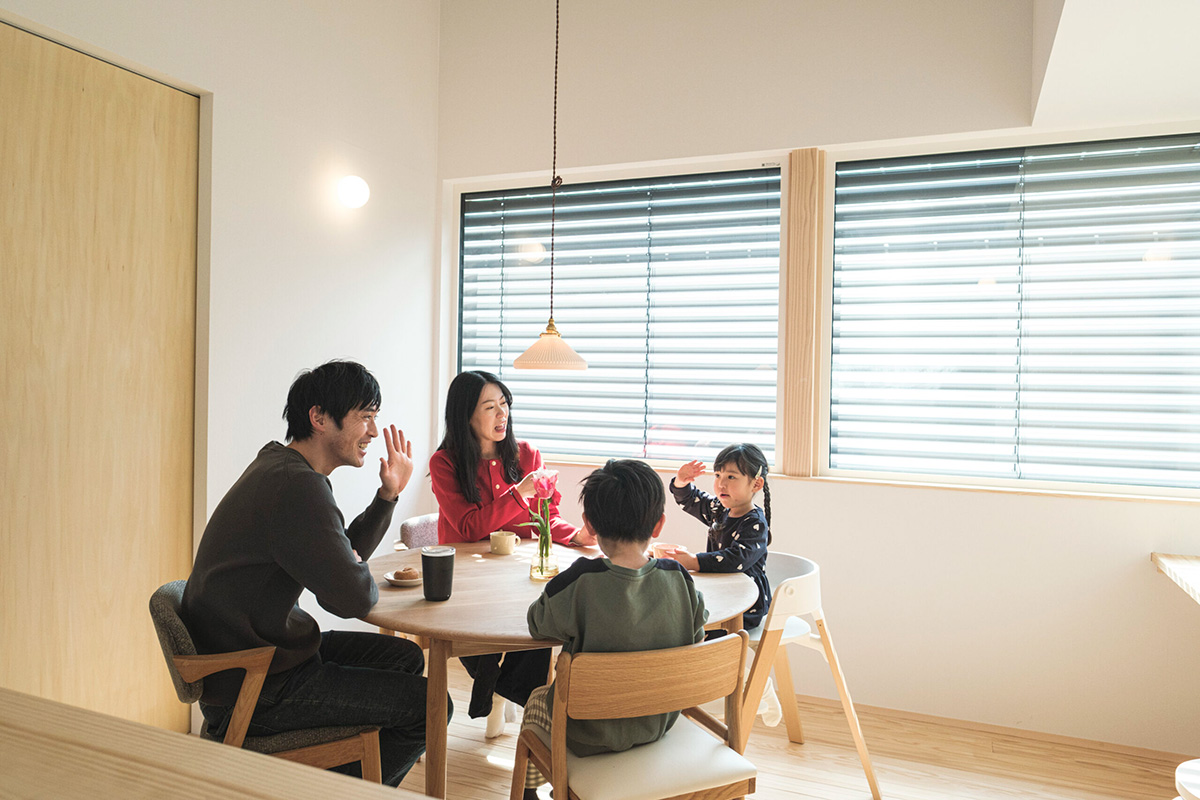 地域産材を使った自然素材＆自由設計の家